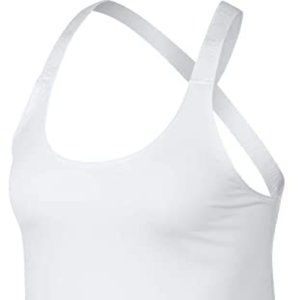 Nike Women's Dry Tank Elastika, Size: Small, Color: White